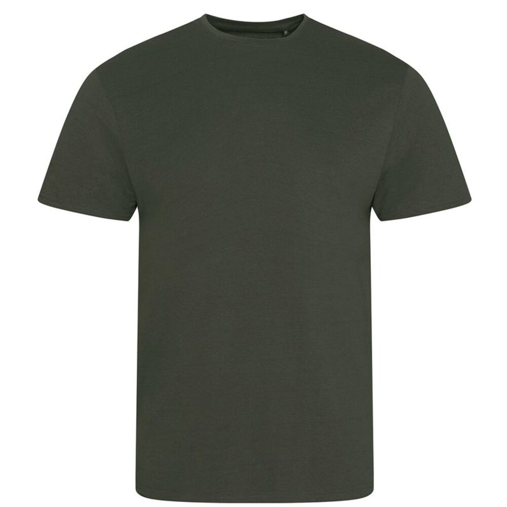 Awdis Mens Cascade Ecologie T-Shirt / Olive Green